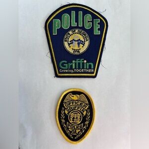 Griffin Georgia Police Patches Set